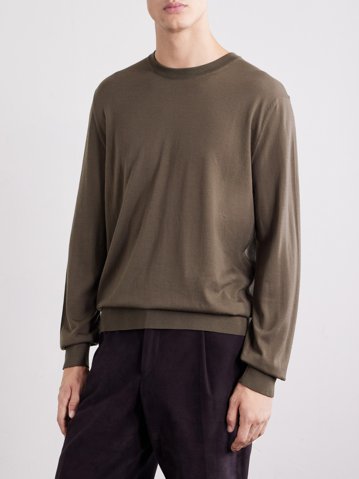 Ribbed Wool Sweater