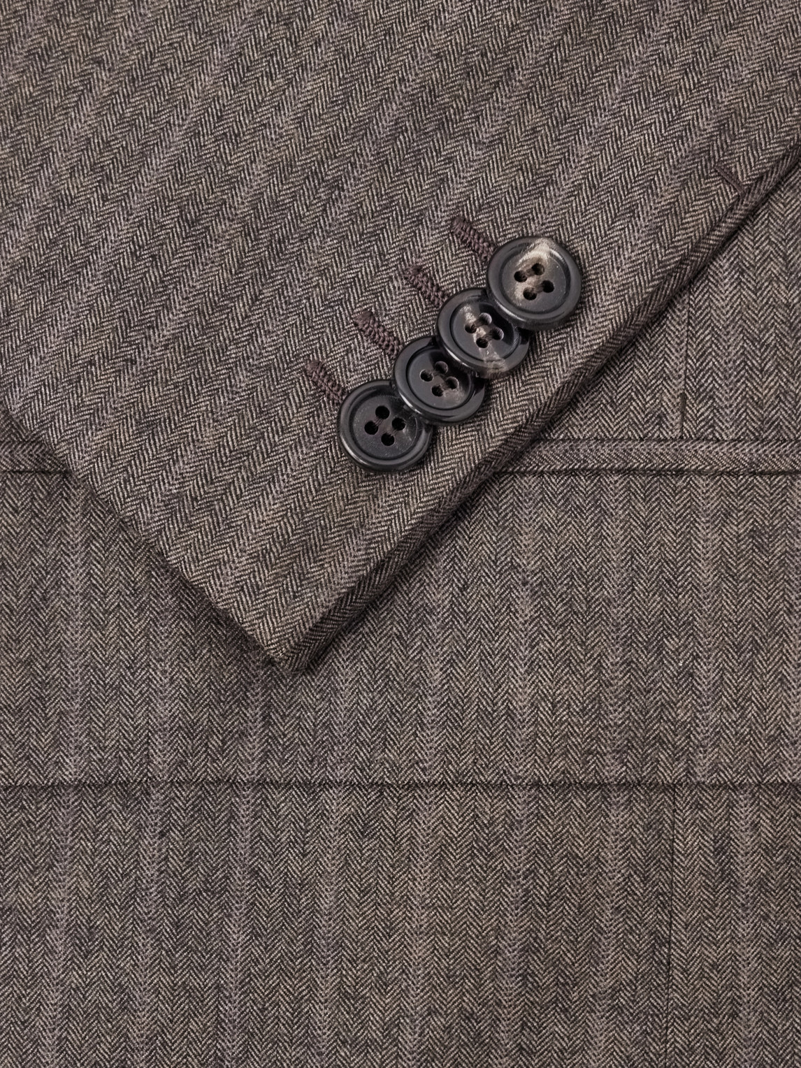 Plume Herringbone Wool Suit Jacket