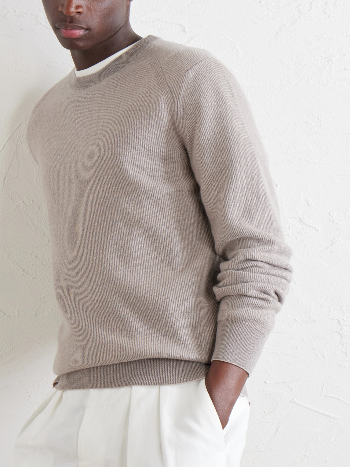 Cashmere And Wool-Blend Sweater