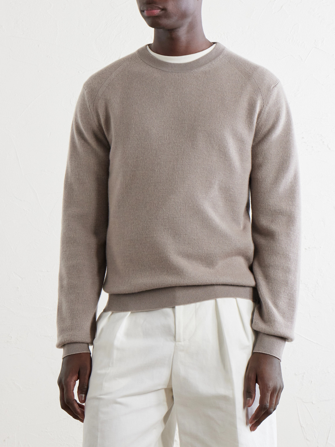 Cashmere And Wool-Blend Sweater