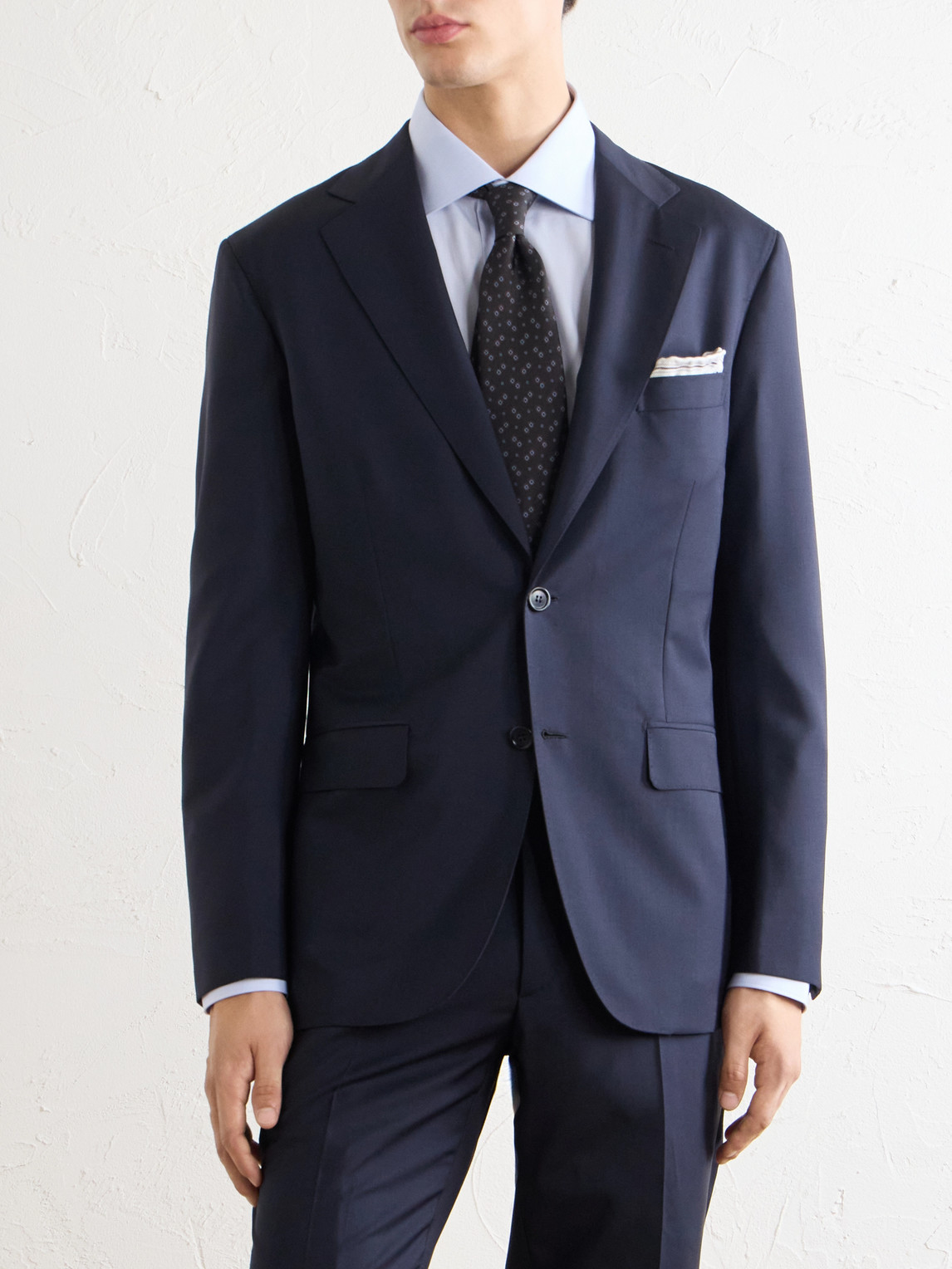 Plume Wool And Mohair-Blend Suit Jacket