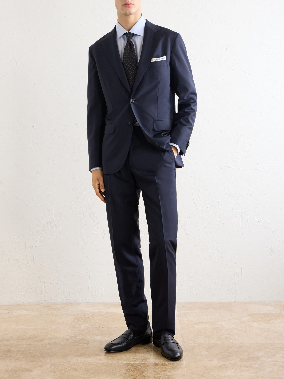 Plume Wool And Mohair-Blend Suit Jacket