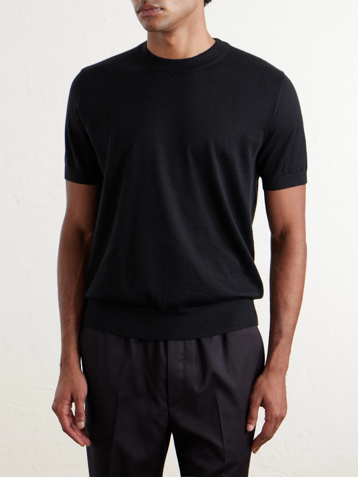 Cashmere And Silk-Blend T-Shirt