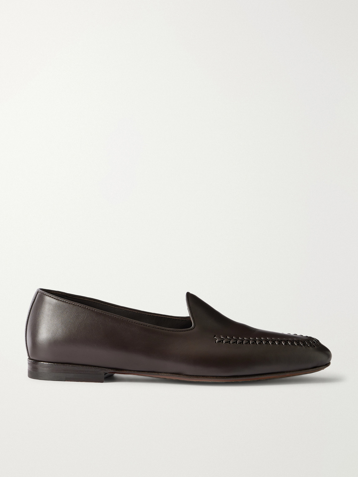 Manolo Blahnik Brera Leather Loafers In Multi