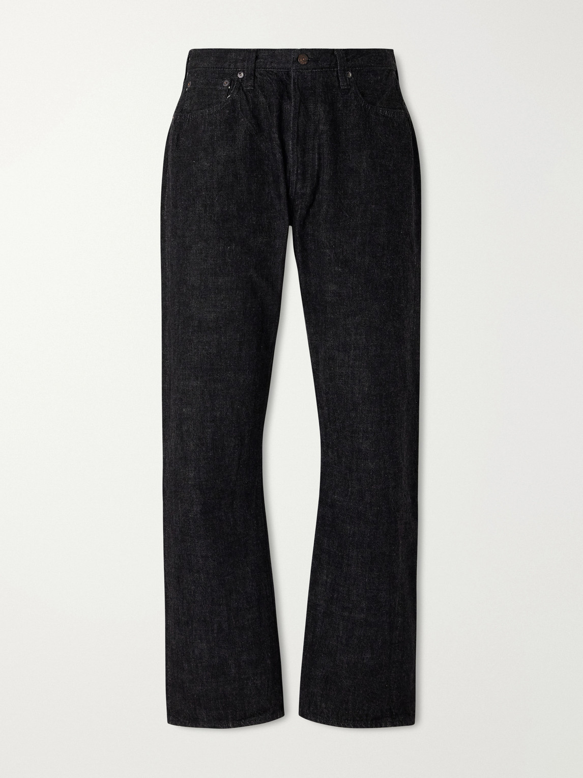 Fullcount Straight-leg Selvedge Jeans In Black