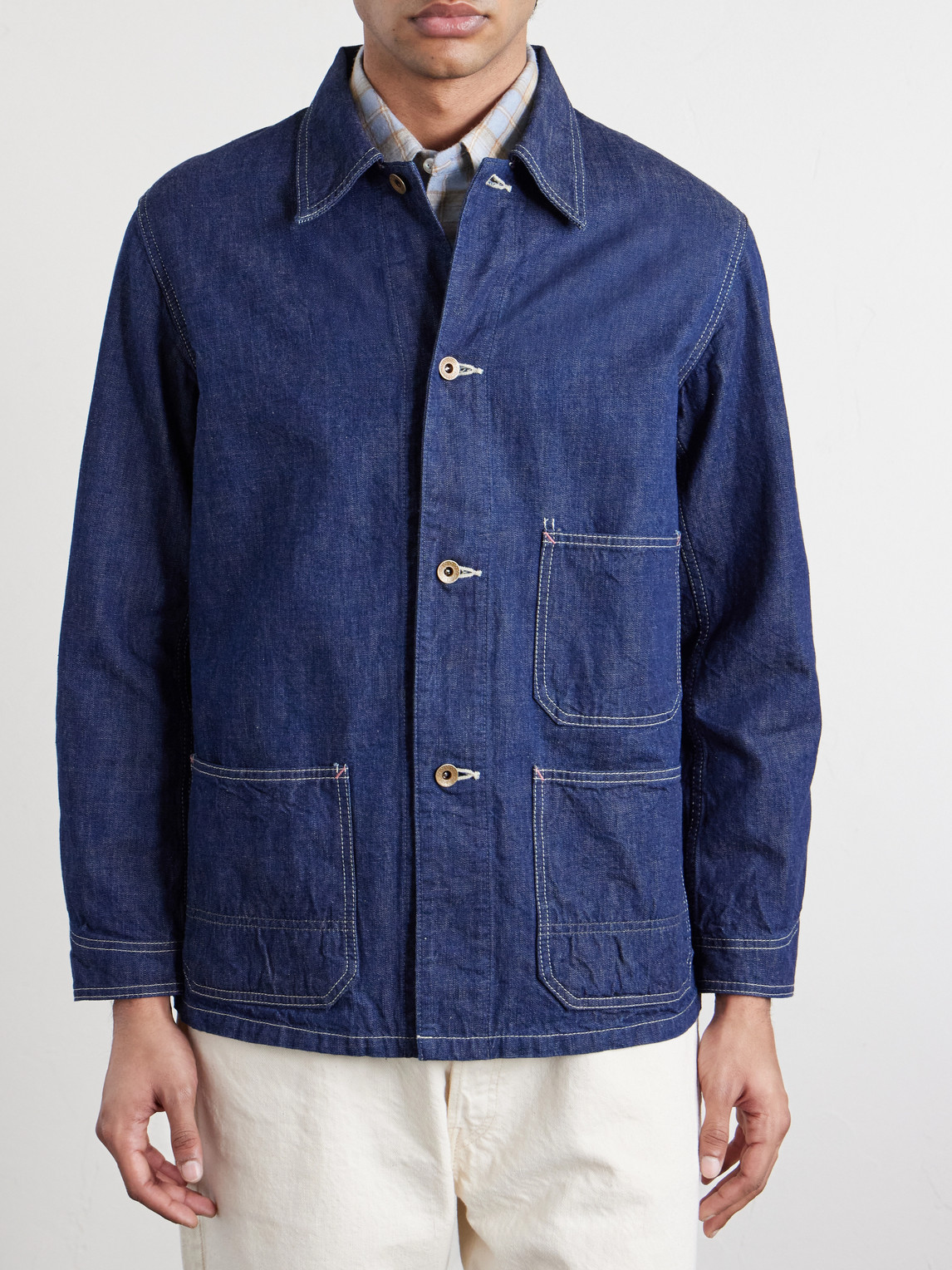  Fullcount - Denim Chore Jacket - Men - Blue - Uk/us 40 