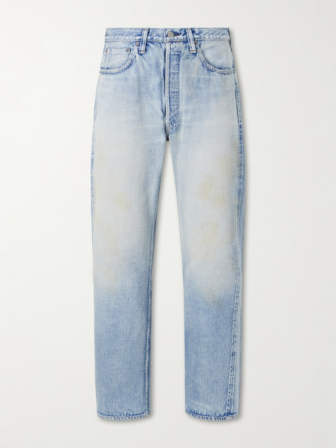 Fullcount Santa Monica 0105w-1354 Straight-leg Jeans In Blue