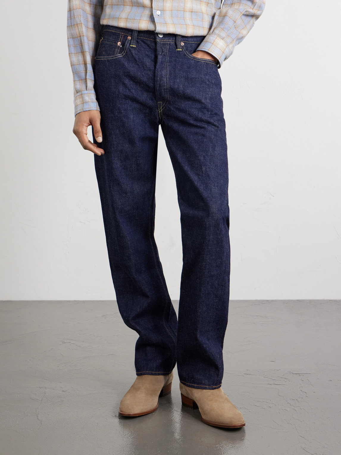  Fullcount - 1101 Straight-leg Selvedge Jeans - Men - Blue - Uk/us 28 