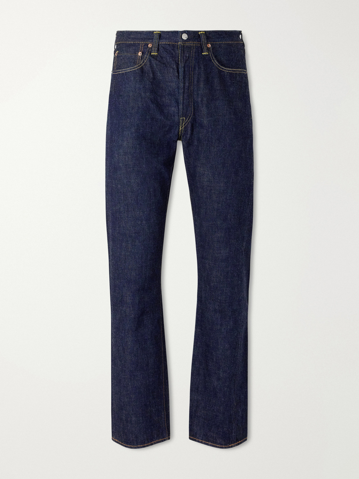 Fullcount Straight-leg Selvedge Jeans In Blue