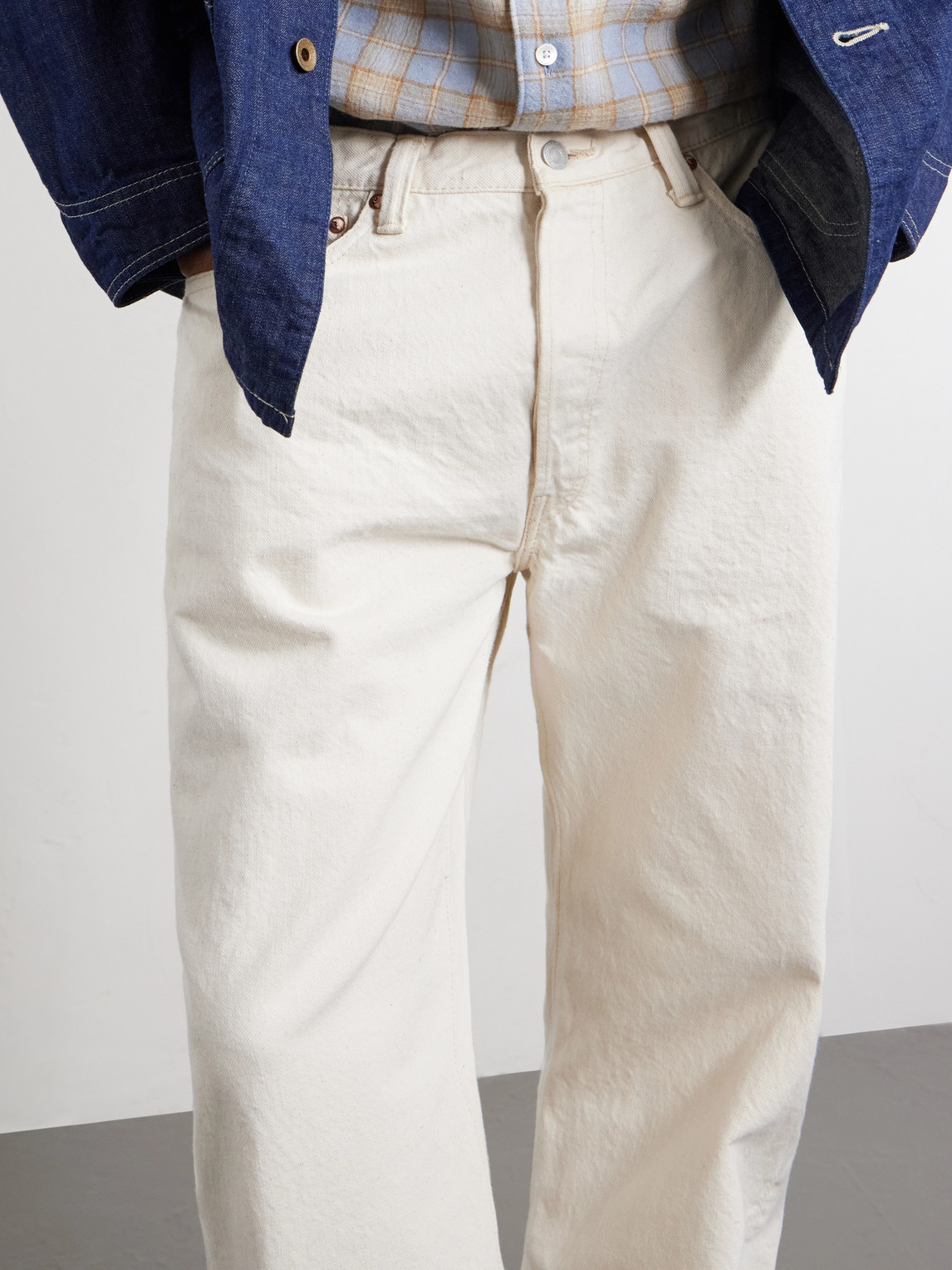 0105Ec Straight-Leg Selvedge Jeans