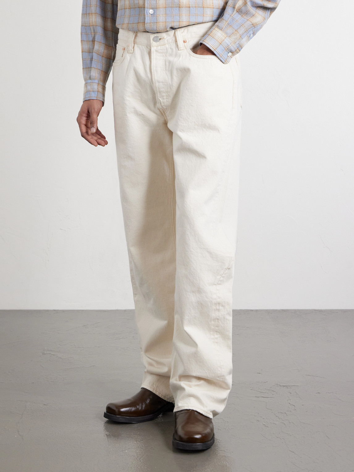 0105Ec Straight-Leg Selvedge Jeans