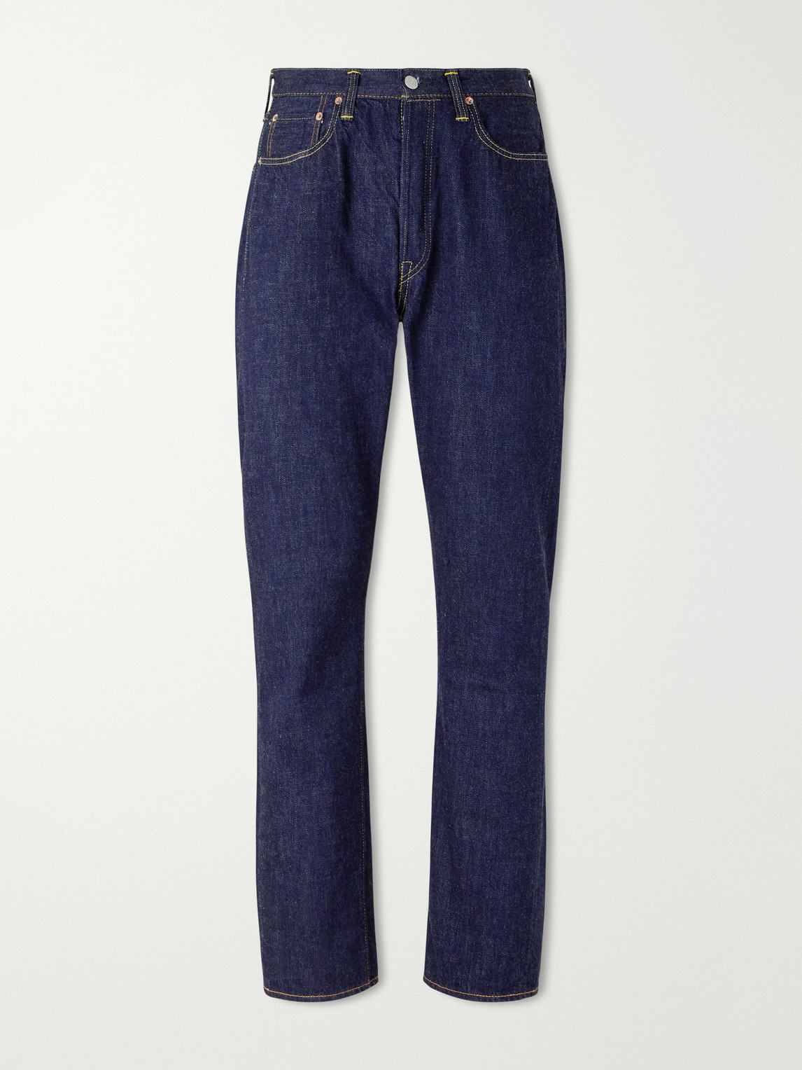 Fullcount Straight-leg Selvedge Jeans In Blue