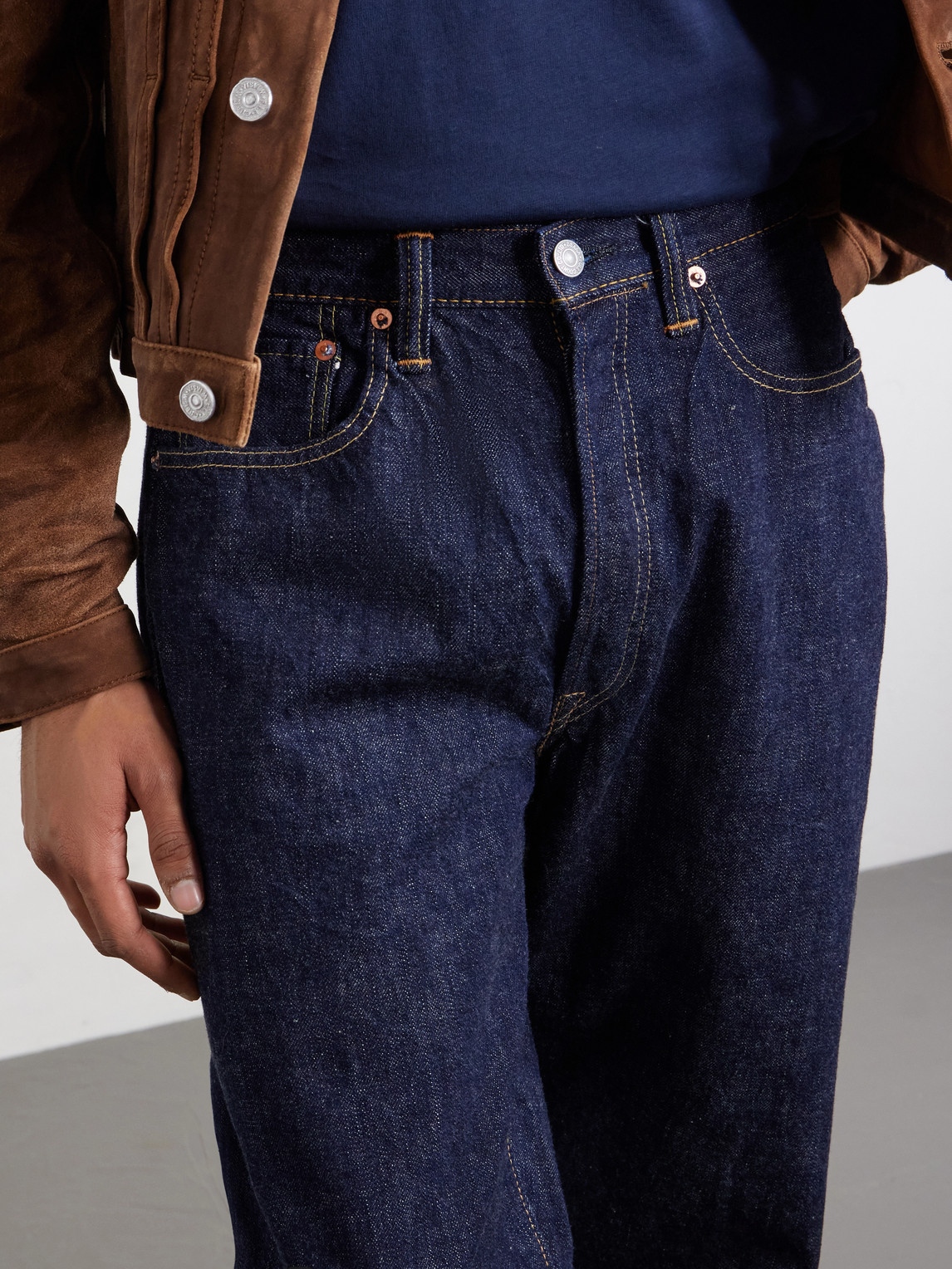 0105W Wide-Leg Selvedge Jeans