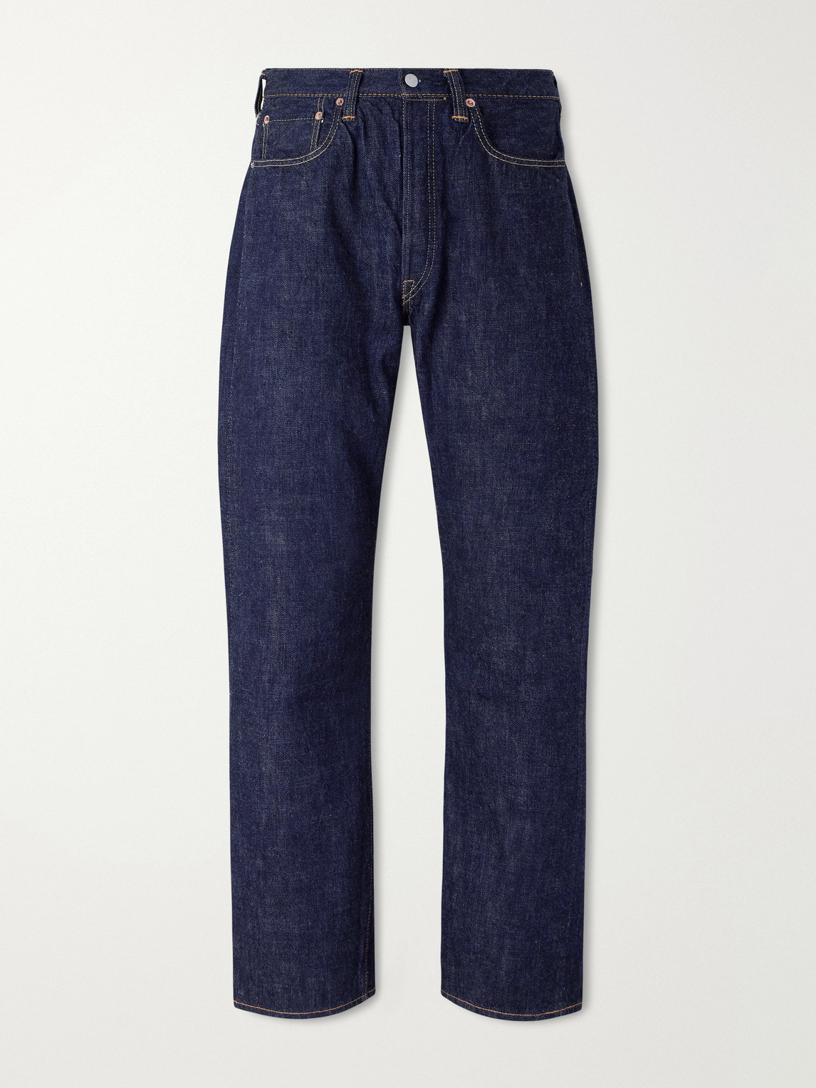 Fullcount Straight-leg Selvedge Jeans In Blue
