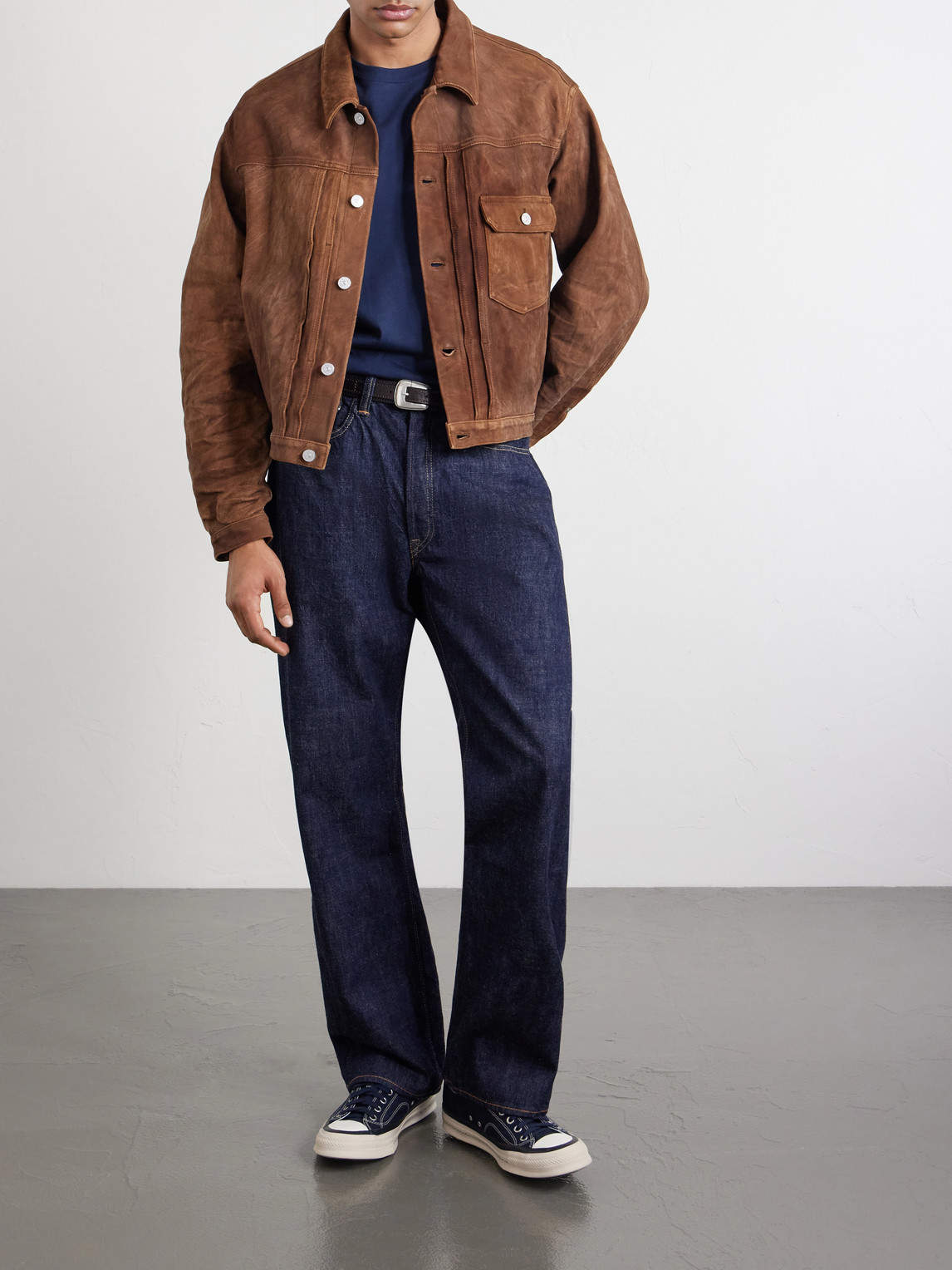 0105W Wide-Leg Selvedge Jeans