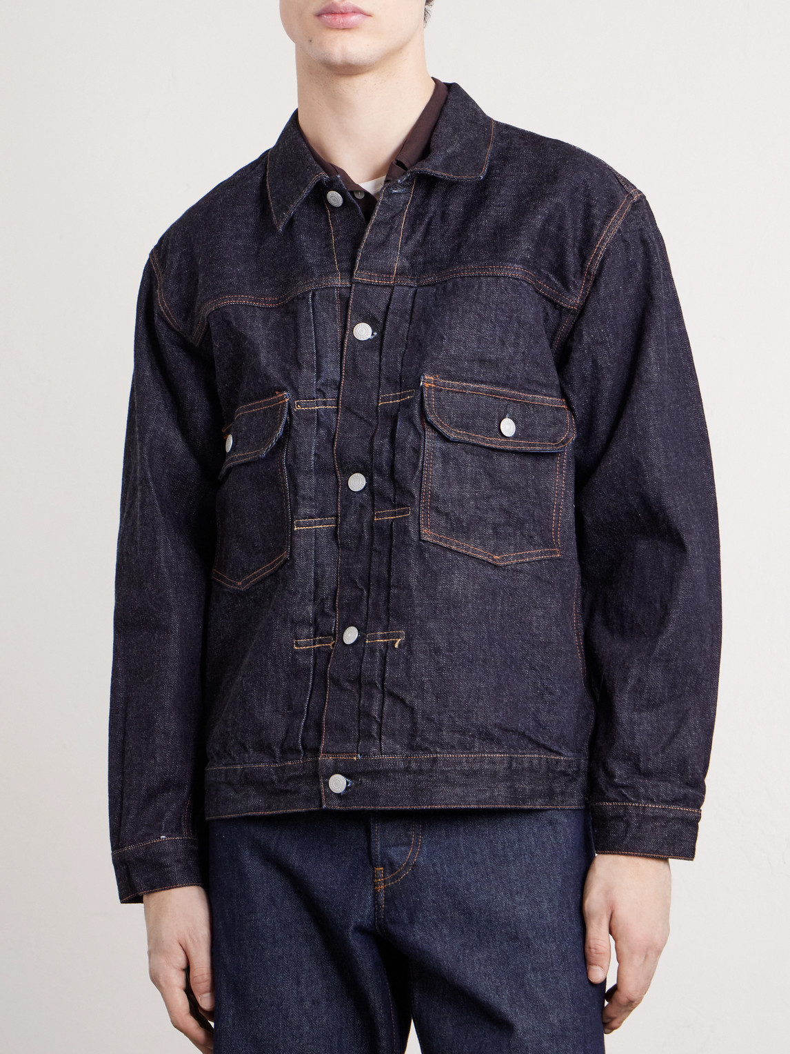 Fullcount Type 2 Denim Jacket In Blue