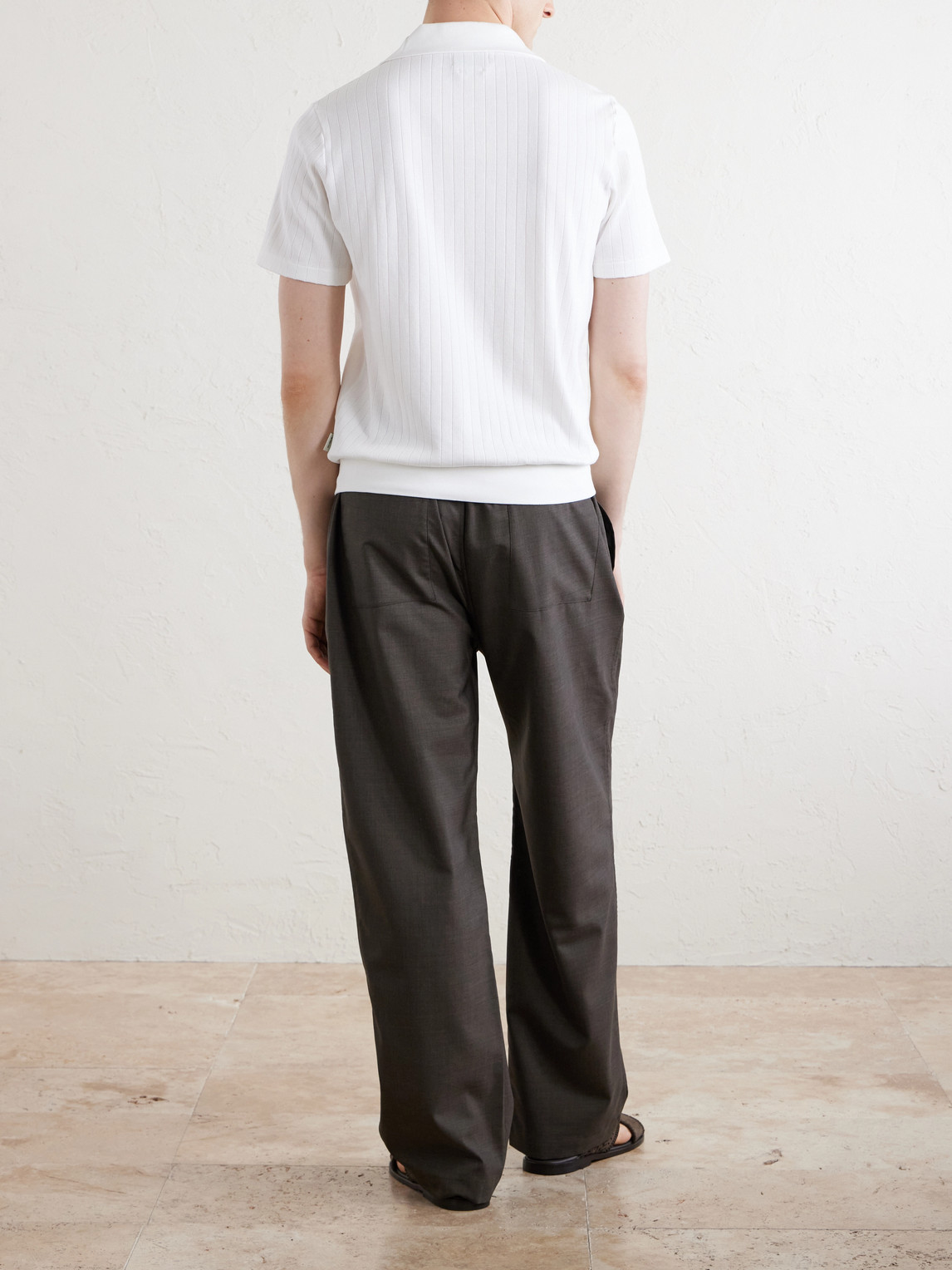 Westcott Open-Collar Organic Cotton Polo Shirt