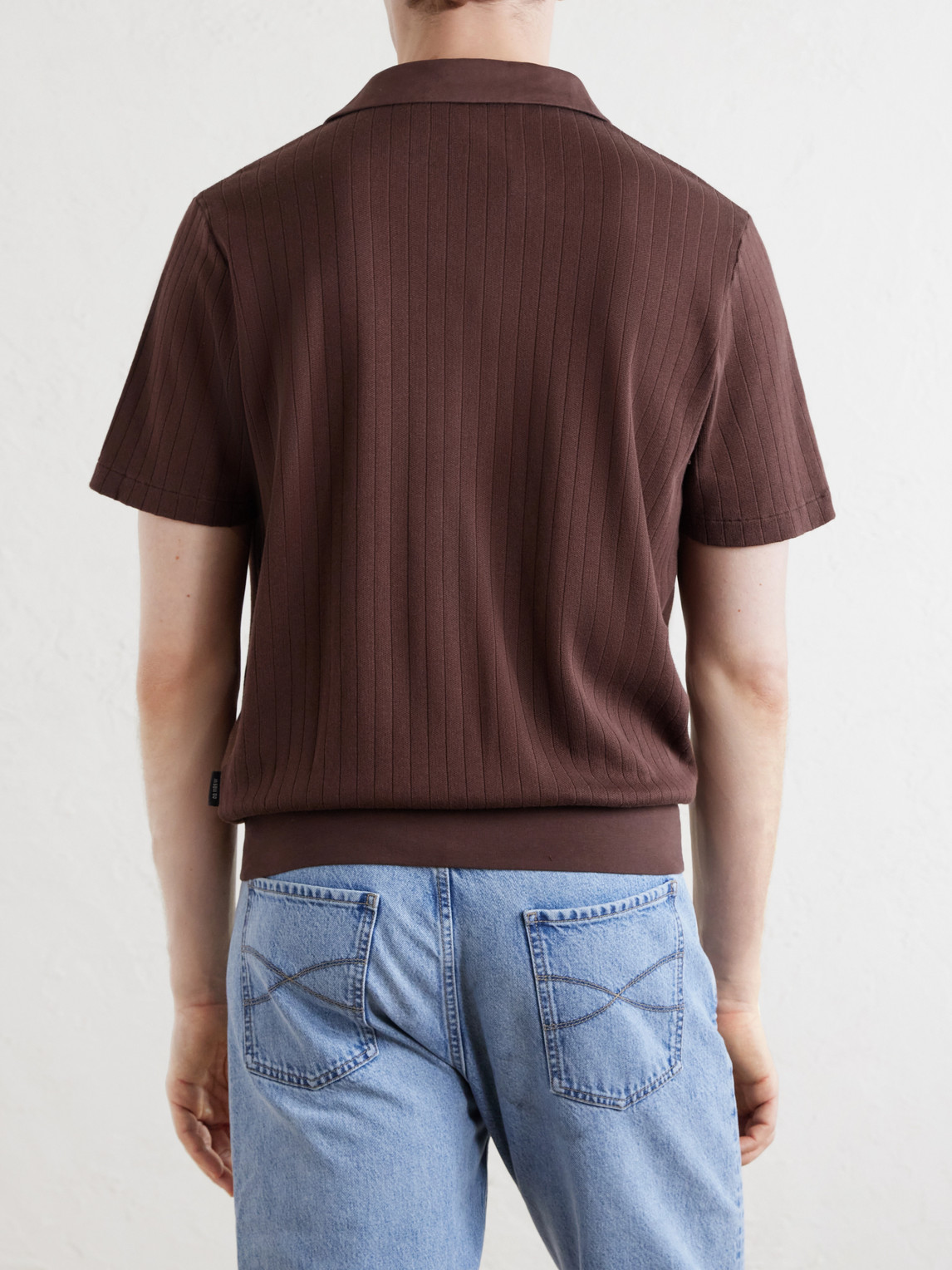 Westcott Open-Collar Organic Cotton Polo Shirt