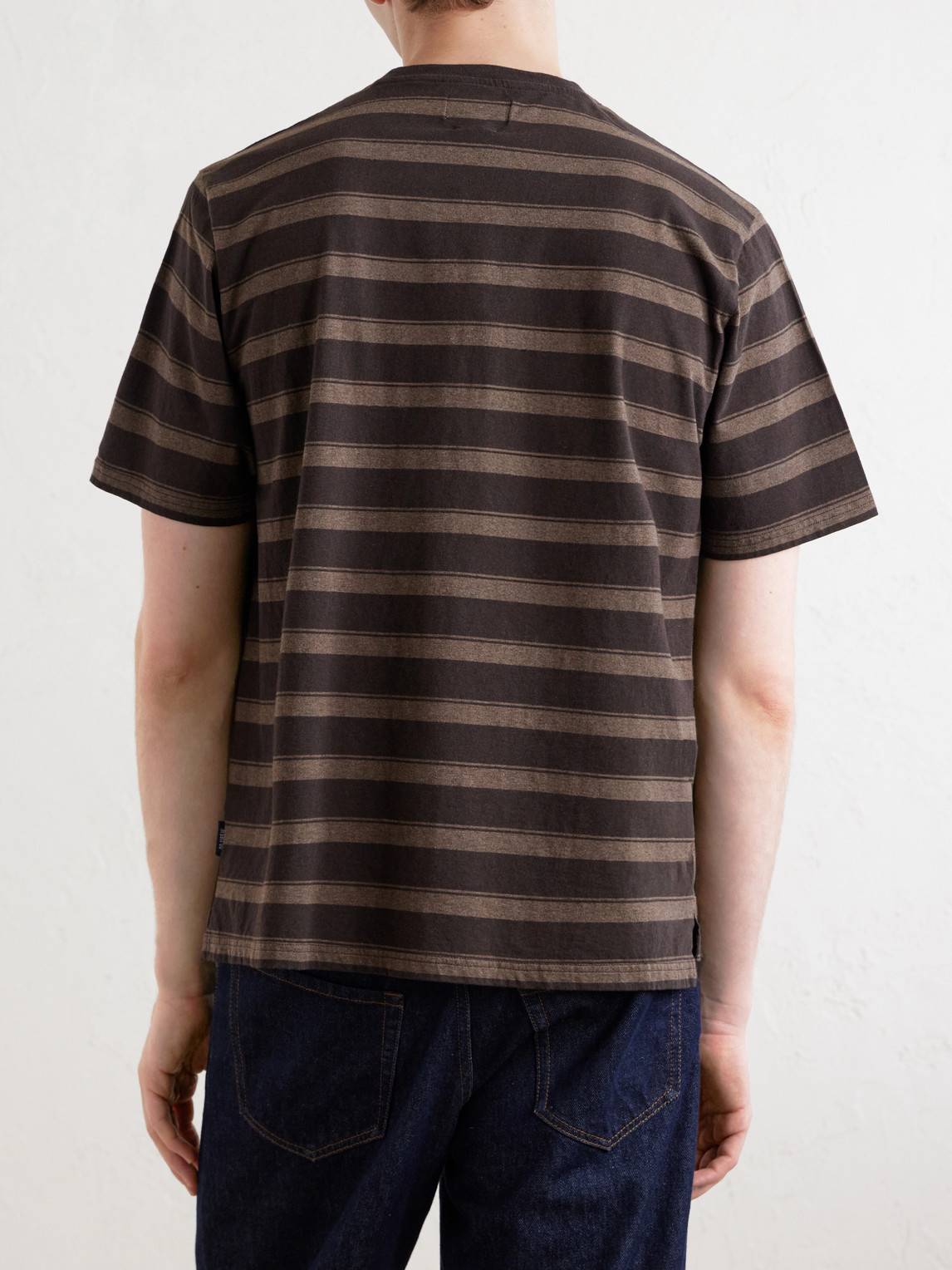 Judd Striped Organic Cotton T-Shirt