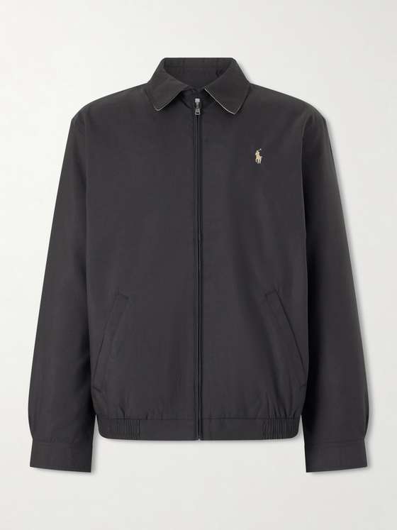 Polo Ralph Lauren Logo-Embroidered Recycled Shell Jacket Natural Gmd