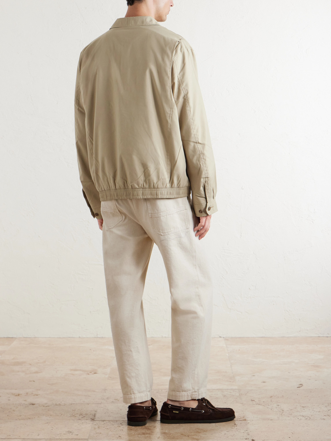 Polo Ralph Lauren Mens Khaki Uniform Bi-swing Brand-embroidered Regular-fit Woven Windbreaker Jacket Xxl In Neutral