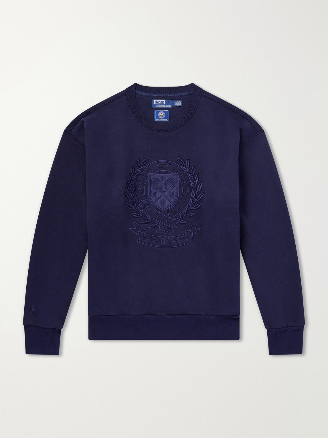 Polo Ralph Lauren Wimbledon Logo-Embroidered Cotton Sweatshirt - Men