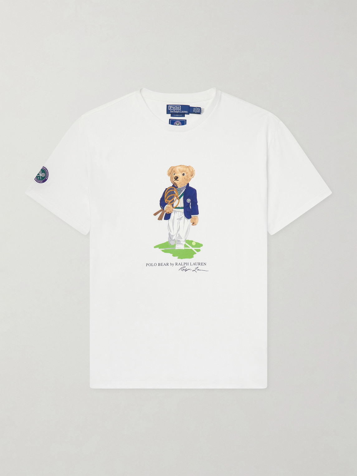 Polo Ralph Lauren Wimbledon Logo-Print Cotton-Jersey T-Shirt - Men | Thumbnail 6 Polo Ralph Lauren Wimbledon Logo-Print Cotton-Jersey T-Shirt - Men | Thumbnail 6