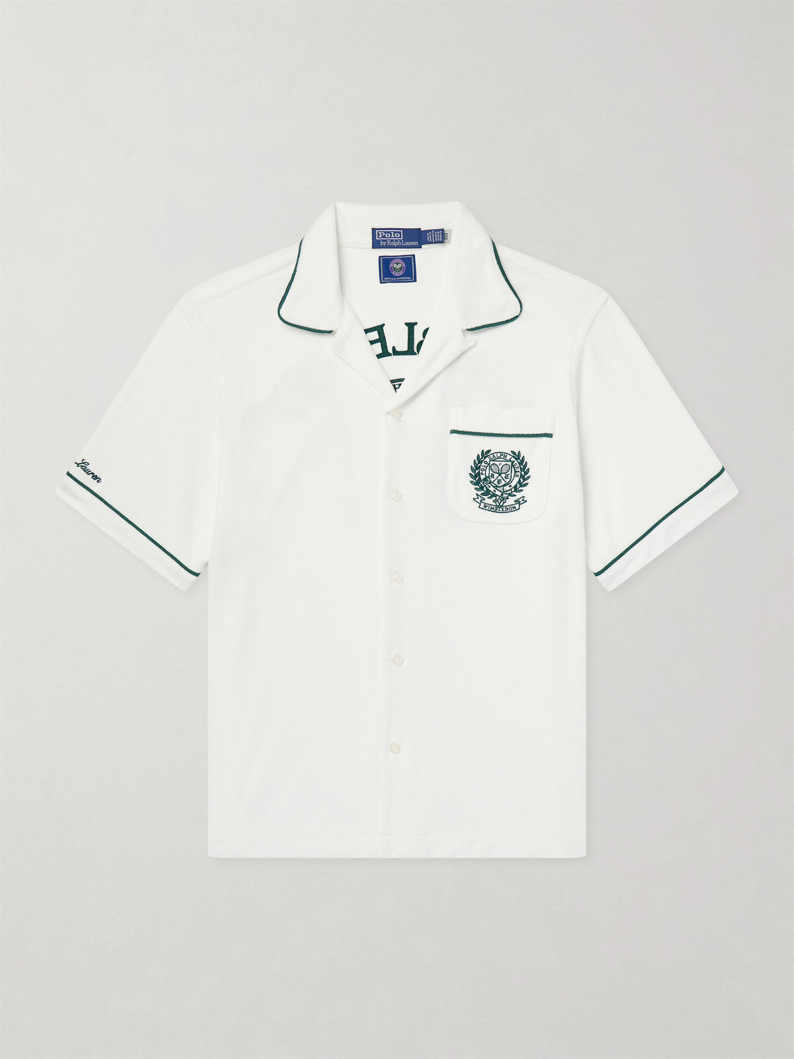 Polo Ralph Lauren Wimbledon Logo-Embroidered Cotton-Blend Terry Shirt - Men | Thumbnail 7 Polo Ralph Lauren Wimbledon Logo-Embroidered Cotton-Blend Terry Shirt - Men | Thumbnail 7