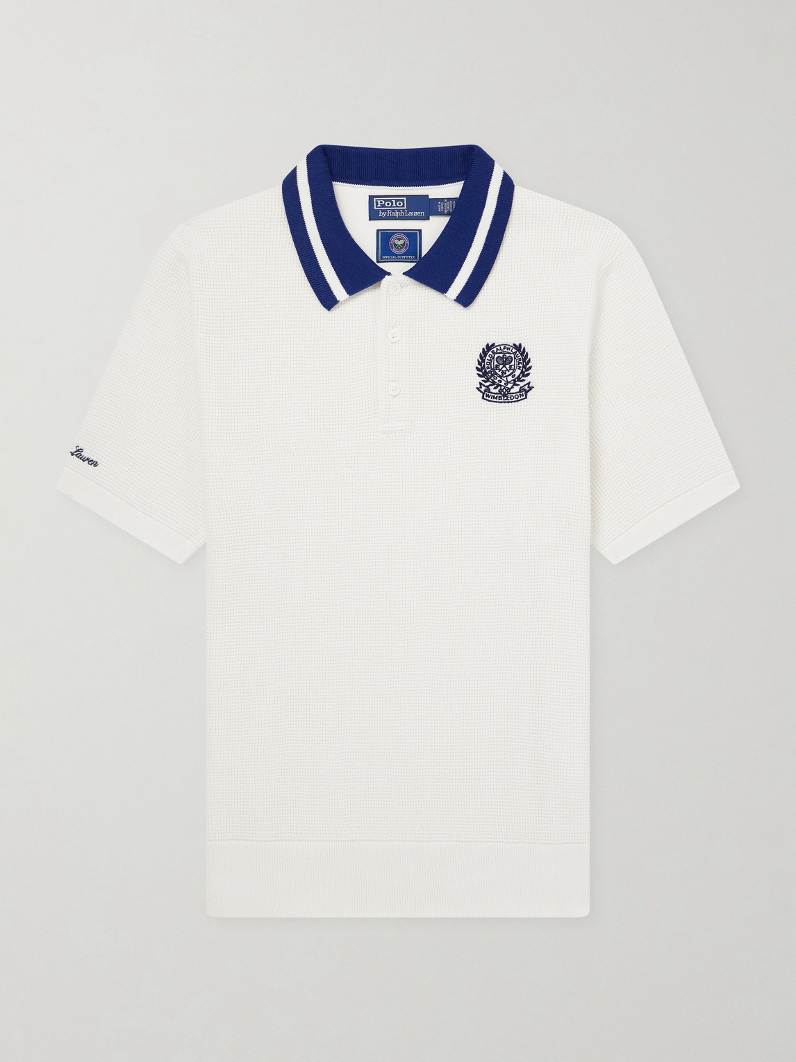 Polo Ralph Lauren Wimbledon Embroidered Cotton-Knitted Shirt - Men | Thumbnail 6 Polo Ralph Lauren Wimbledon Embroidered Cotton-Knitted Shirt - Men | Thumbnail 6