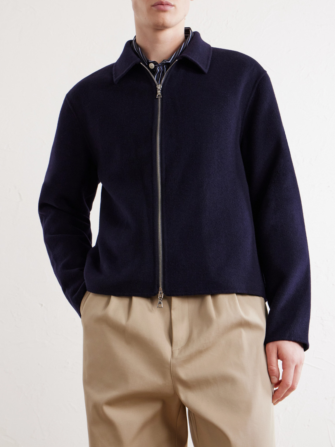 Officine Générale - Mazir Wool Bomber Jacket