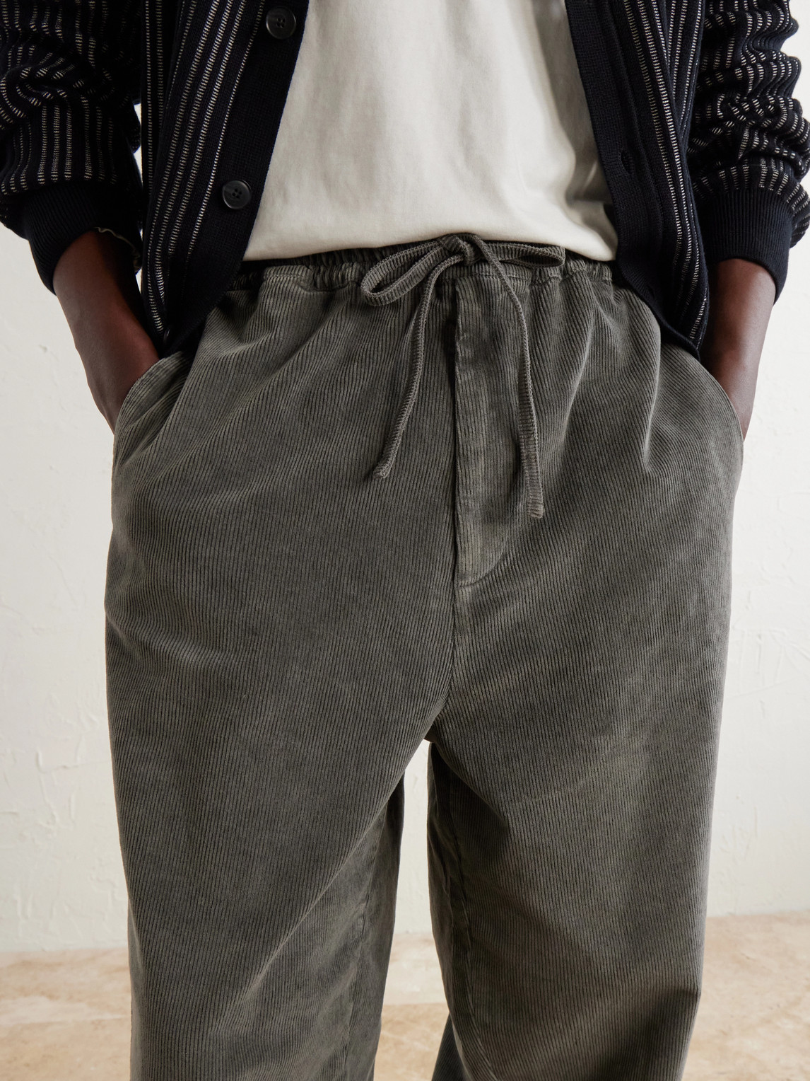 Officine Générale - Fernand Wide-Leg Cotton-Blend Corduroy