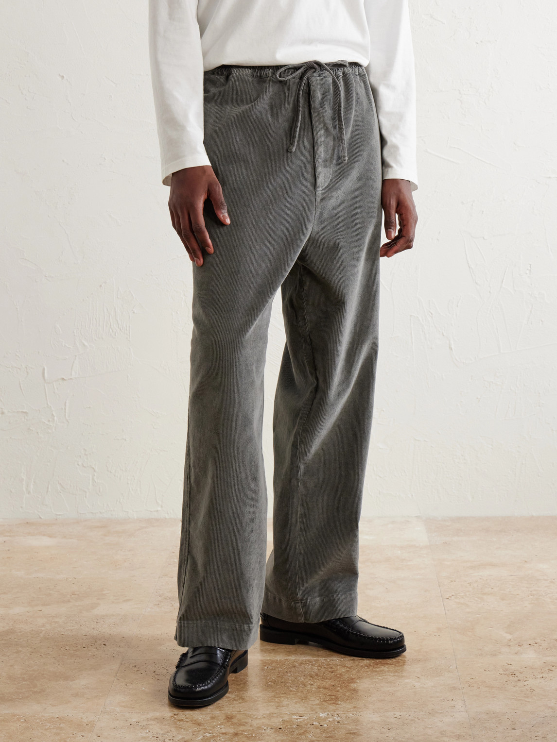 Officine Générale - Fernand Wide-Leg Cotton-Blend Corduroy
