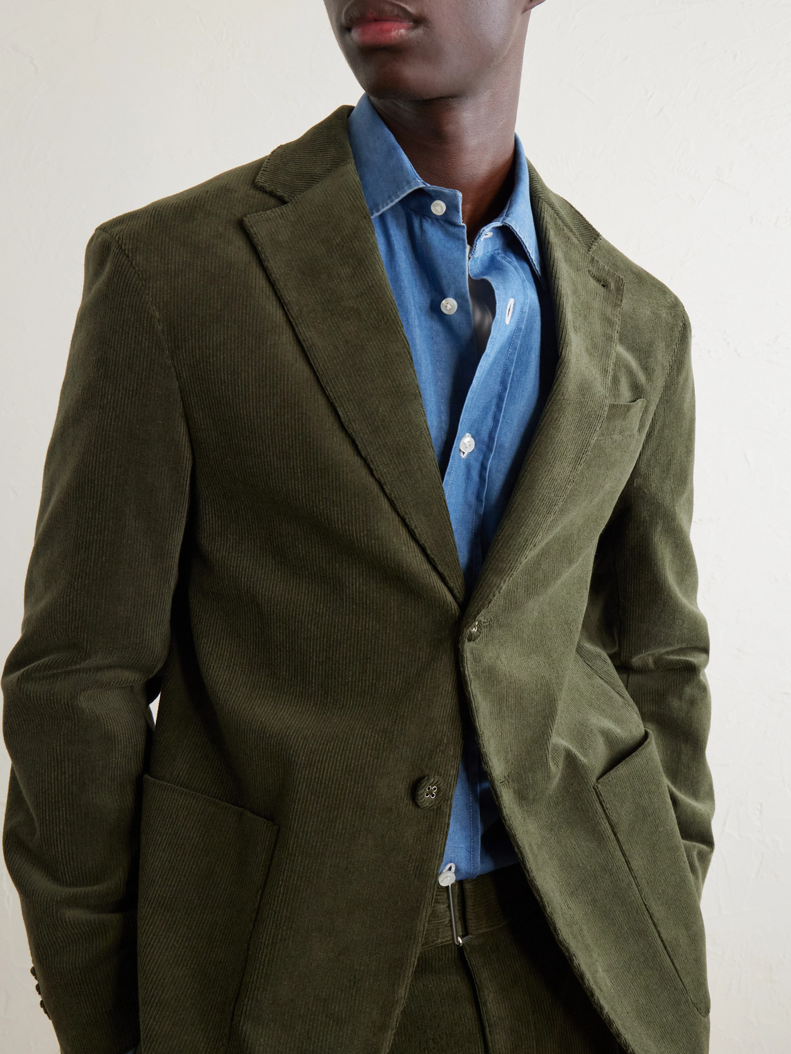 Officine Générale - Michel Cotton-Blend Corduroy Suit