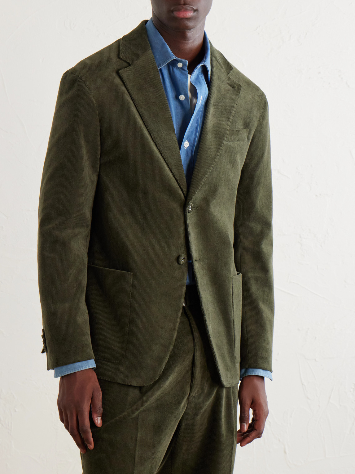 Officine Générale - Michel Cotton-Blend Corduroy Suit