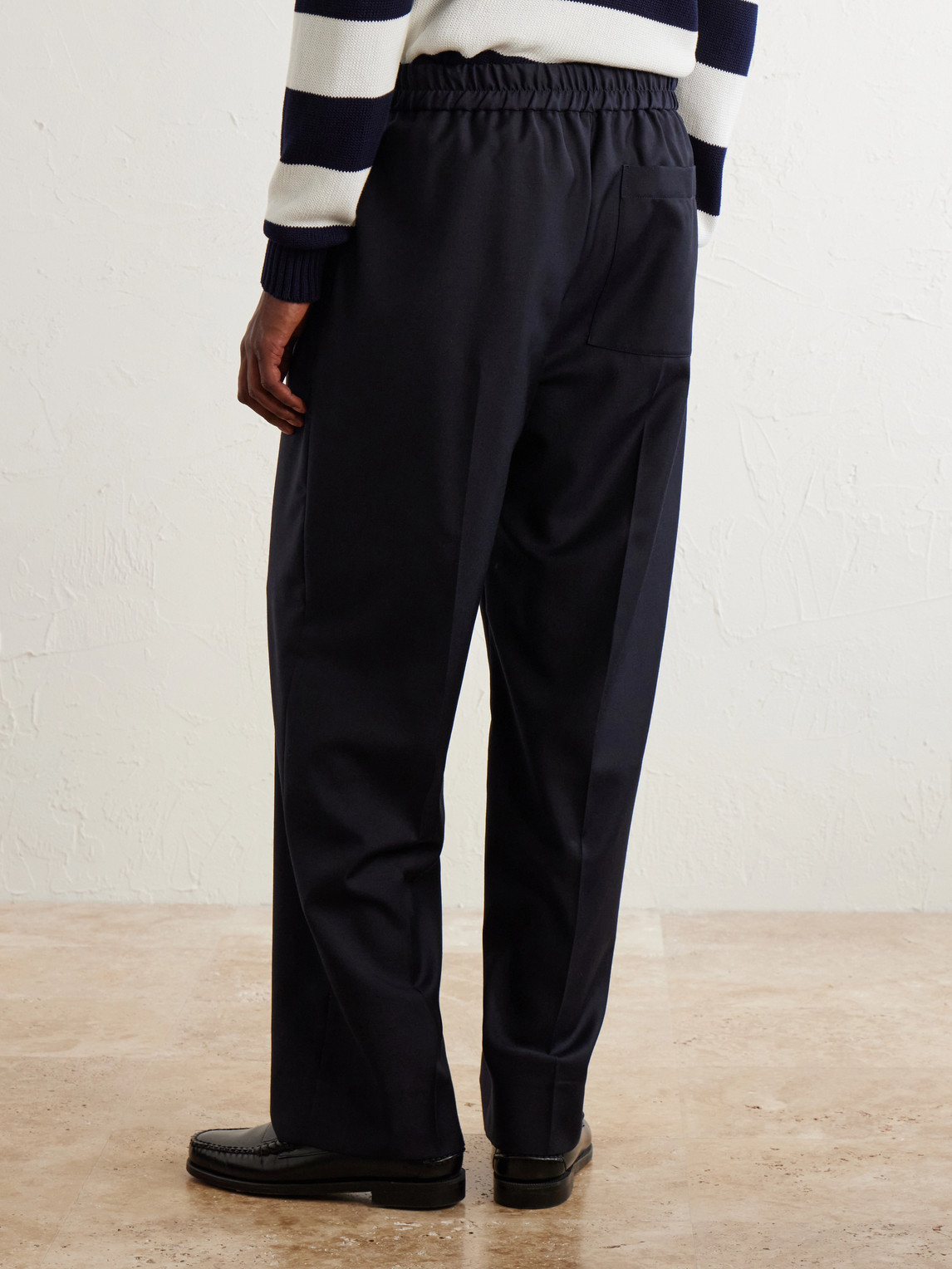 Officine Générale - Nilson Straight-Leg Wool, Cashmere And Silk-Blend Suit Trousers