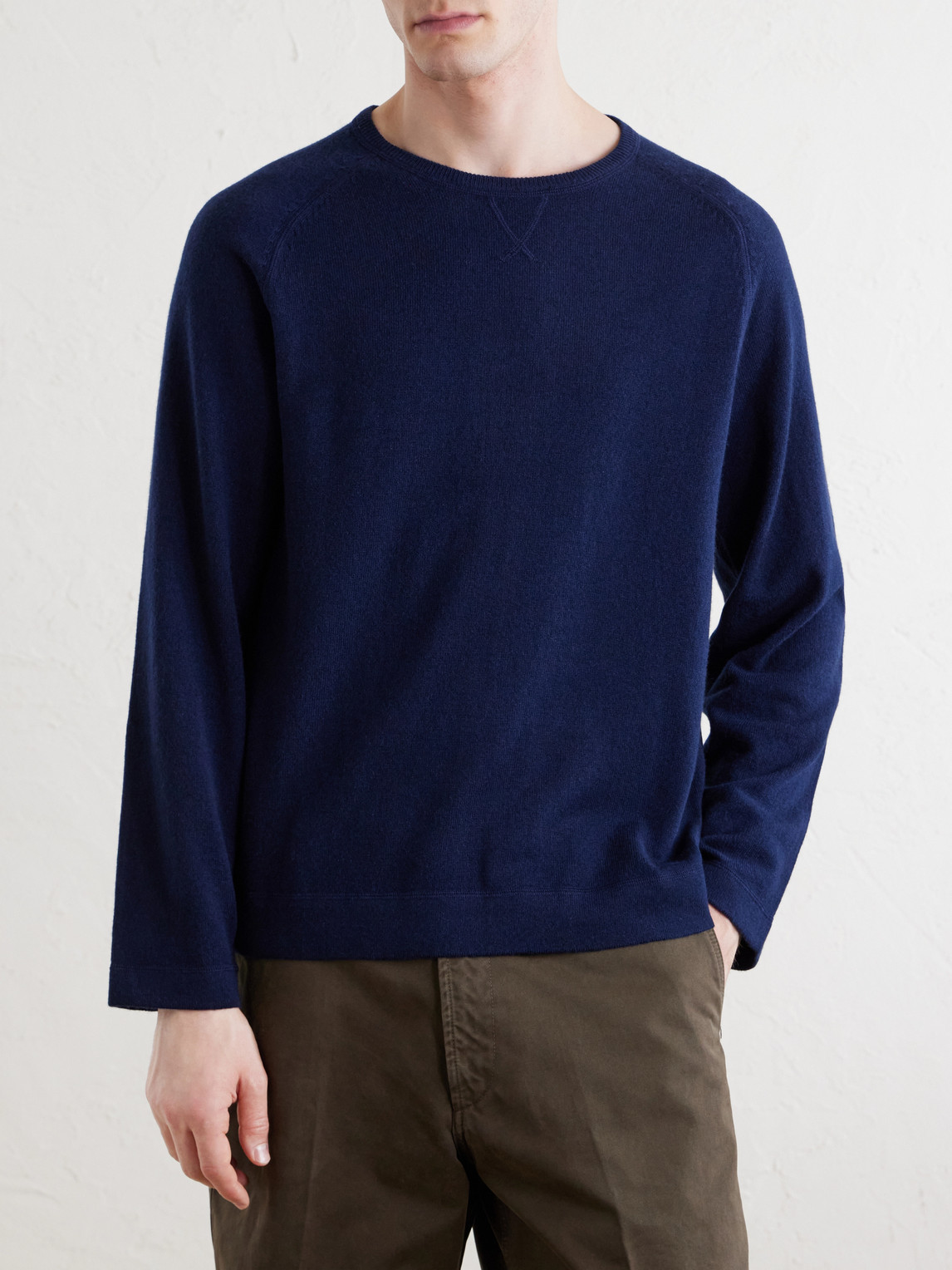  Officine Générale - Nate Cashmere Sweater - Men - Blue - S 