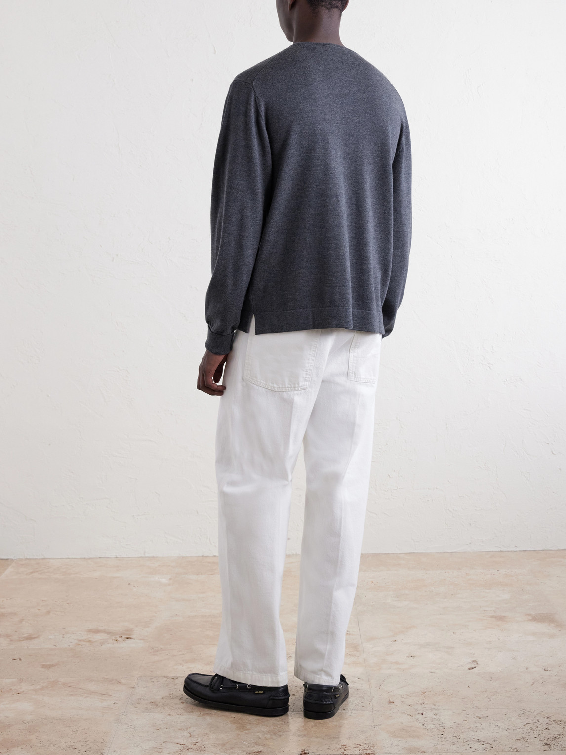  Officine Générale - Nina Merino Wool Sweater - Men - Gray - S 