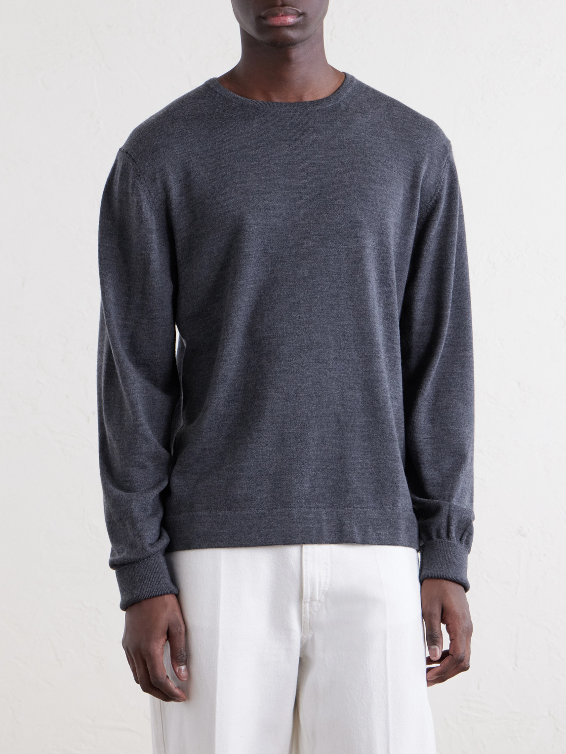  Officine Générale - Nina Merino Wool Sweater - Men - Gray - S 