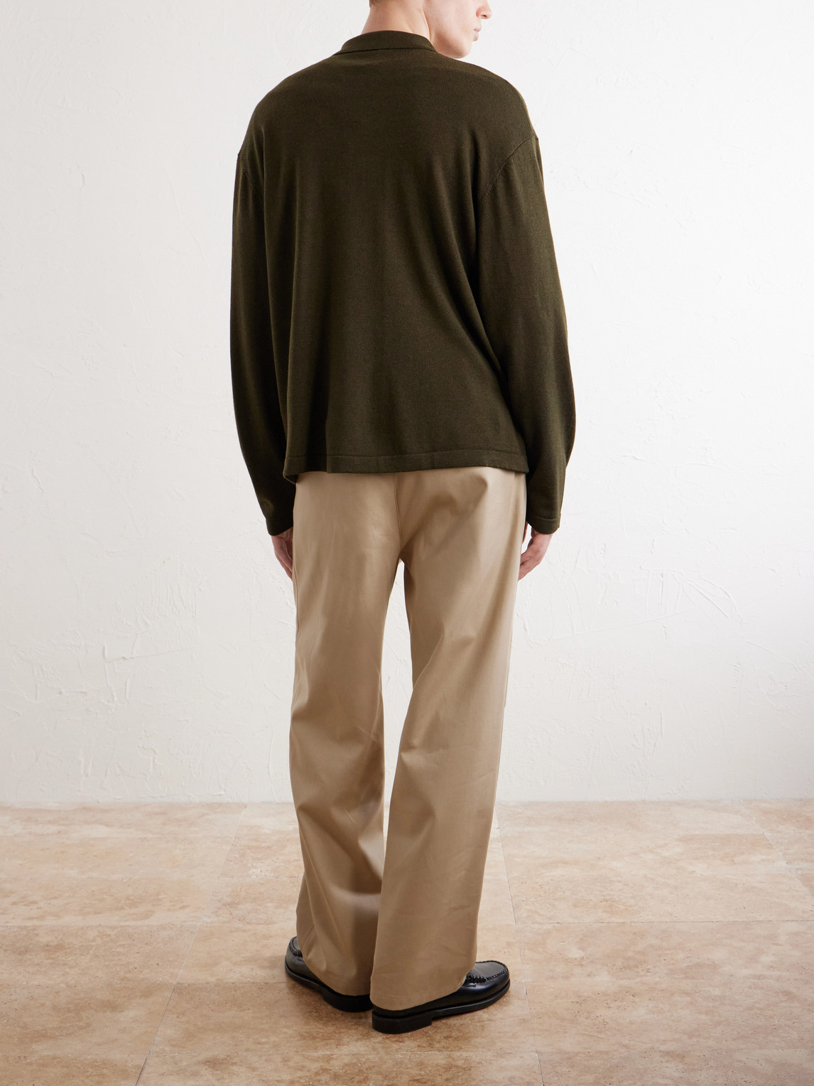 Officine Générale - Bay Merino Wool Polo Shirt