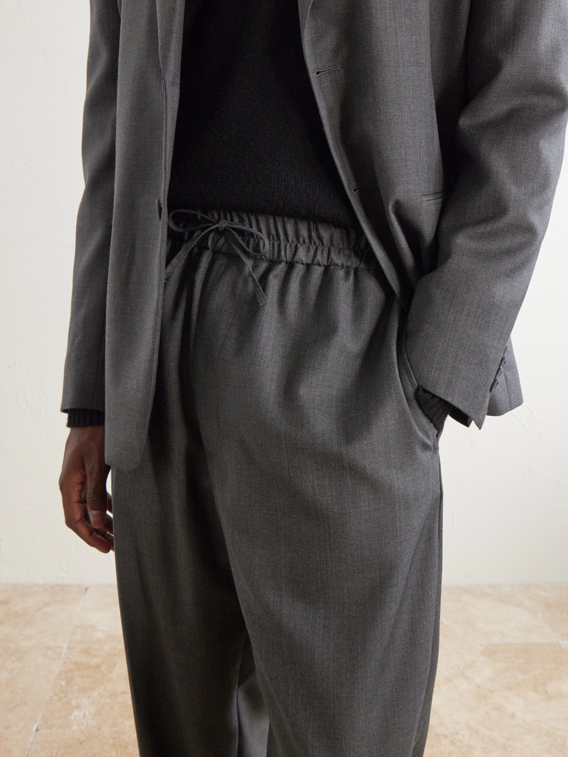 Officine Générale - Nilson Straight-Leg Wool, Cashmere And Silk-Blend Suit Trousers