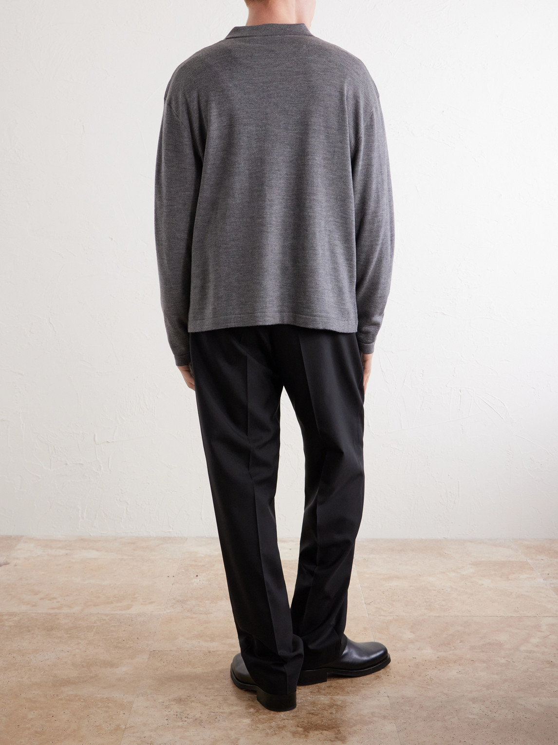 Officine Générale - Bay Merino Wool Polo Shirt