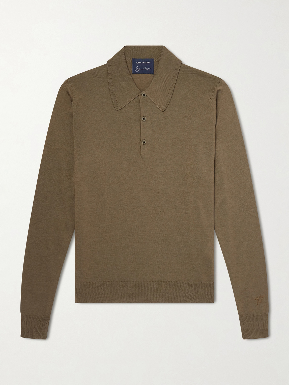 John Smedley Bill Nighy Merino Wool Polo T-Shirt - Men