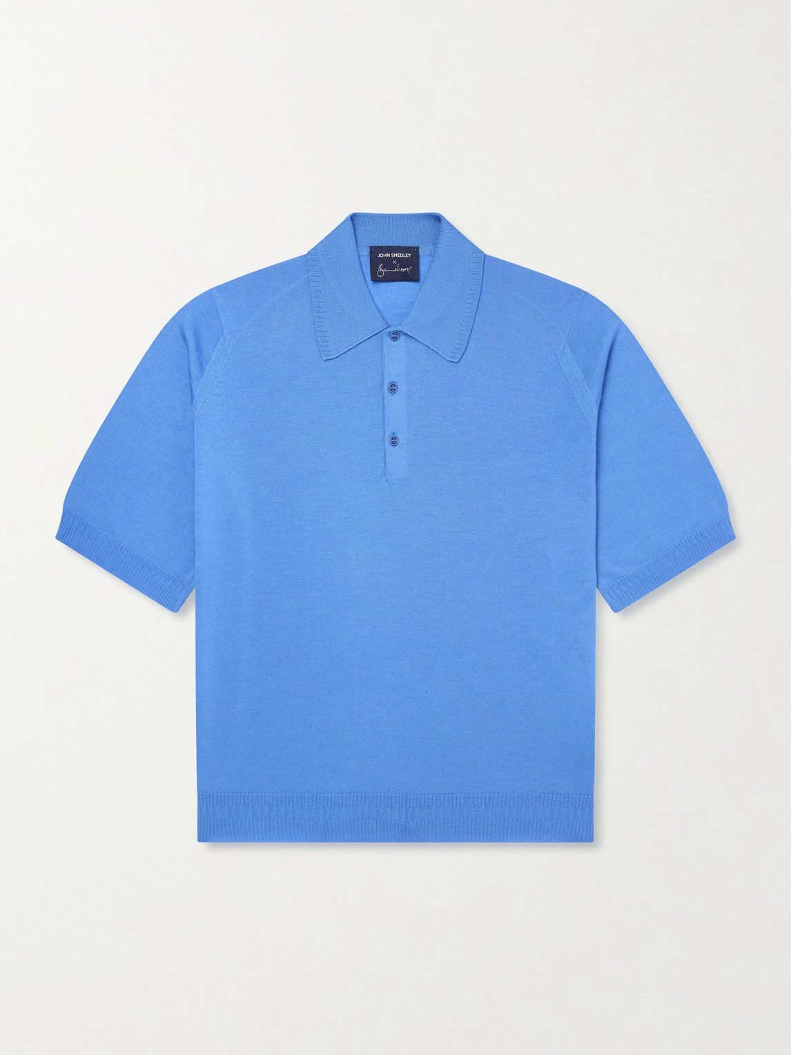 John Smedley Bill Nighy Merino Wool Polo T-Shirt - Men