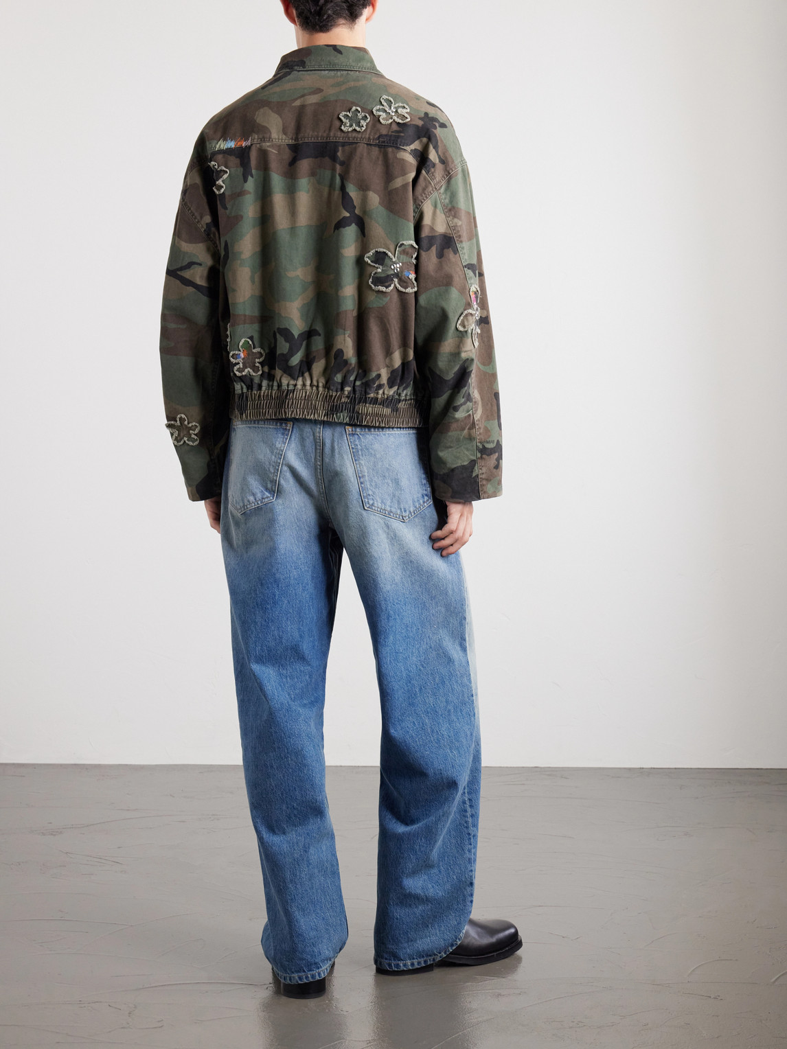 Cotton-Twill Bomber Jacket