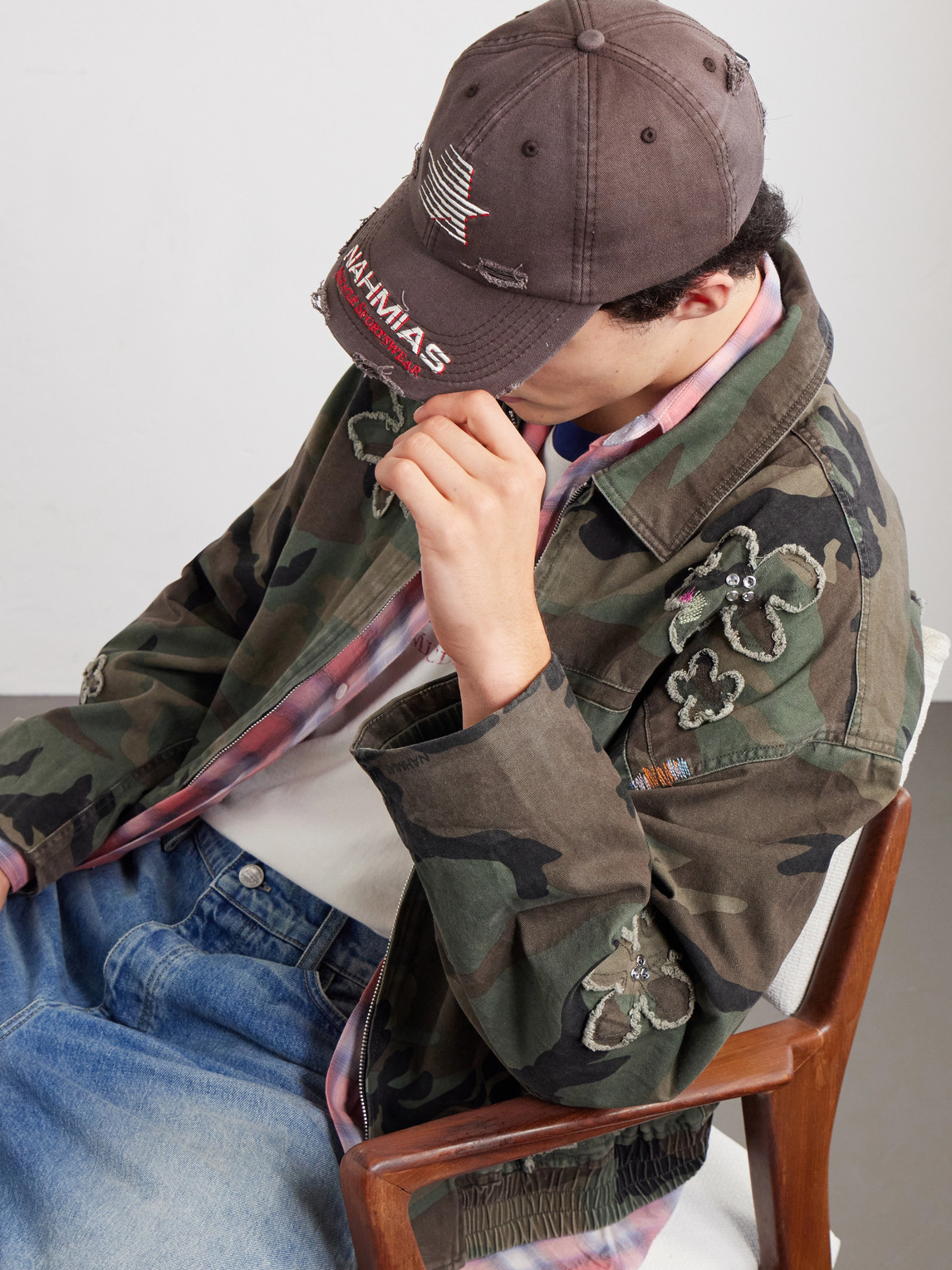 Cotton-Twill Bomber Jacket