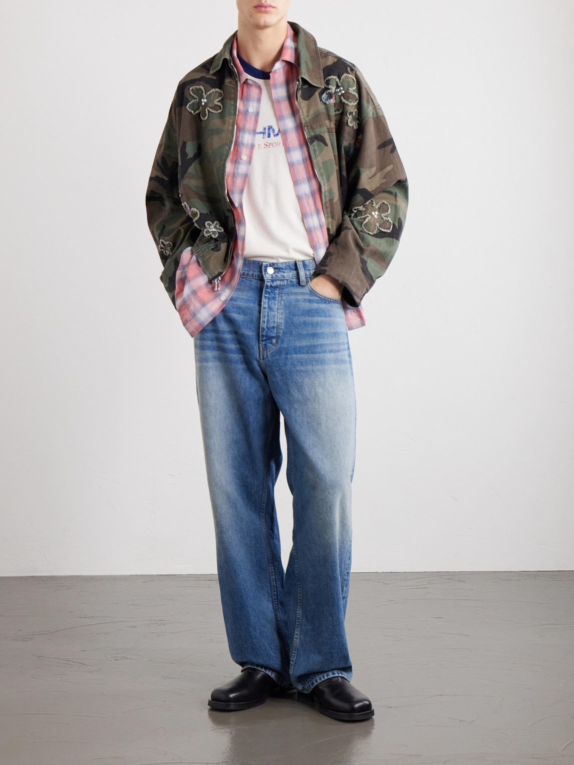 Cotton-Twill Bomber Jacket