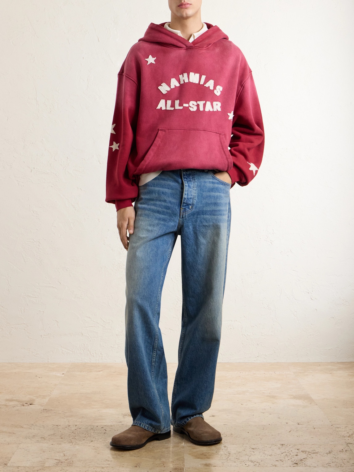 All Star Printed Cotton-Jersey Hoodie
