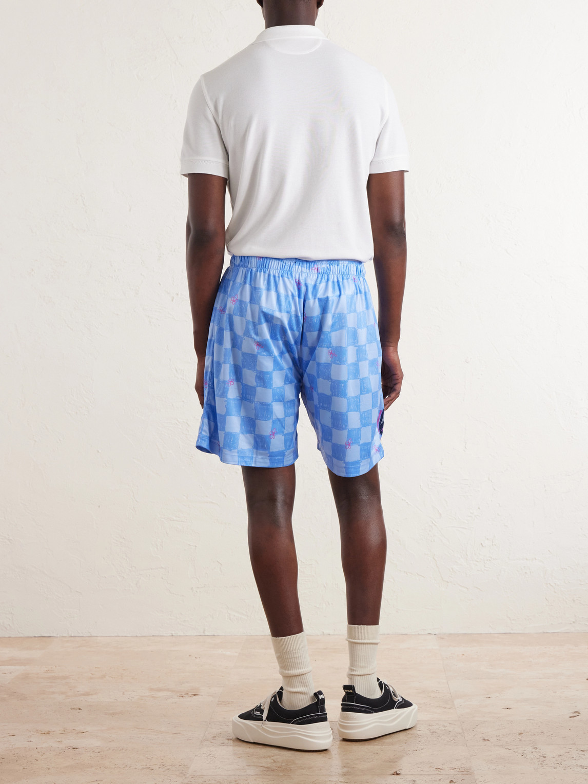 Nahmias Scribble Straight-Leg Printed Jersey Shorts - Men | Thumbnail 4