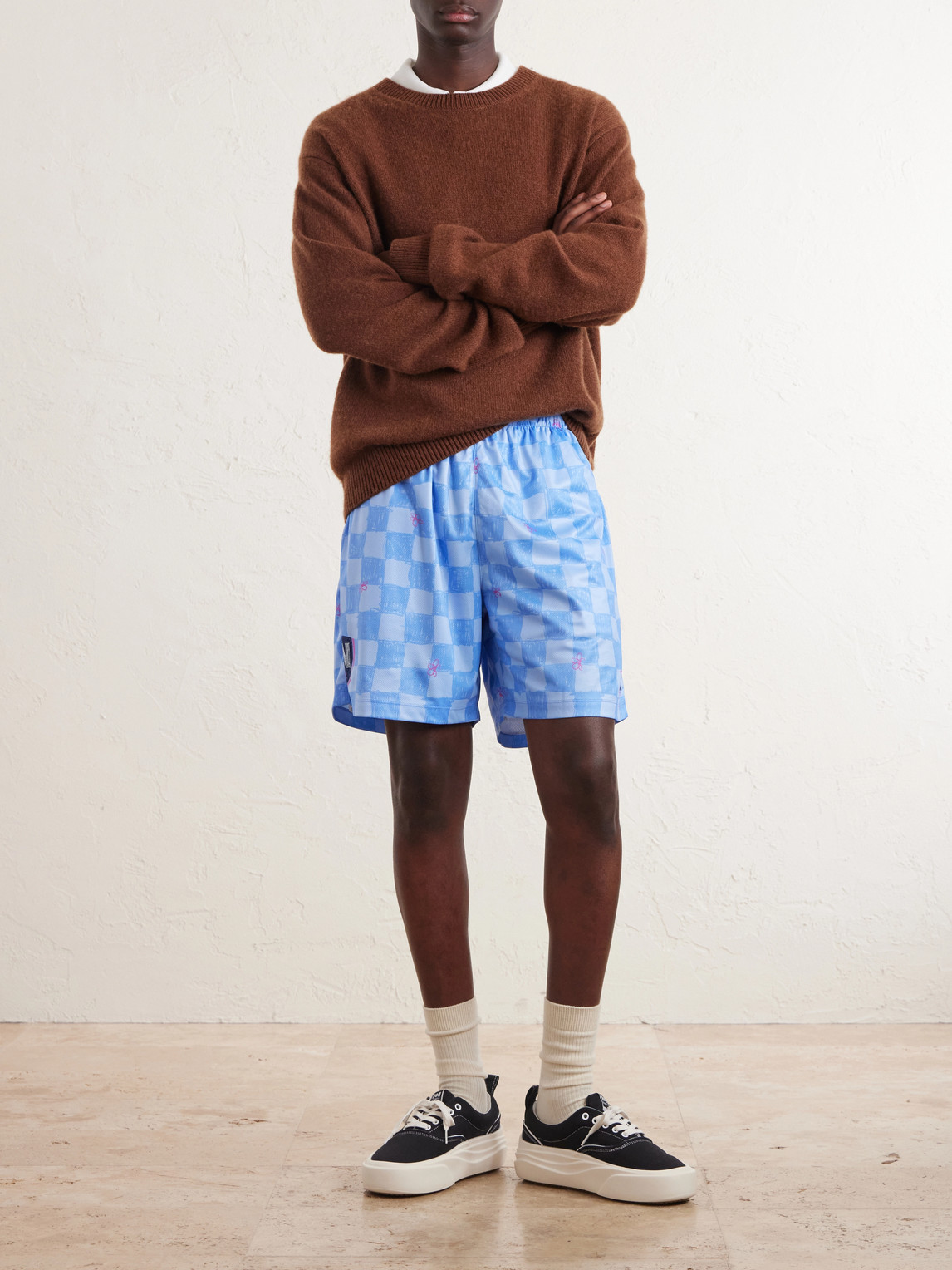 Nahmias Scribble Straight-Leg Printed Jersey Shorts - Men | Thumbnail 2