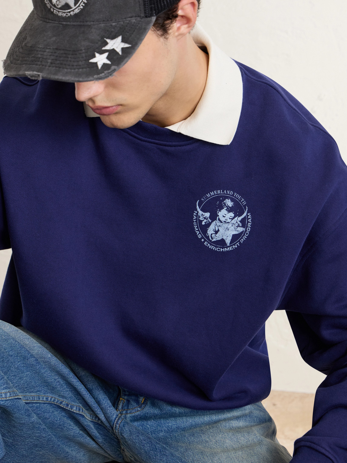 Youth Enrichment Logo-Print Cotton-Jersey Sweatshirt
